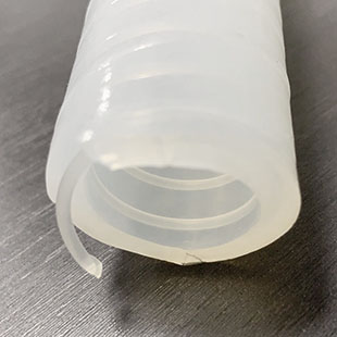 TYPE SPSD - Tubo in silicone rinforzato a spirale in plastica trasparente