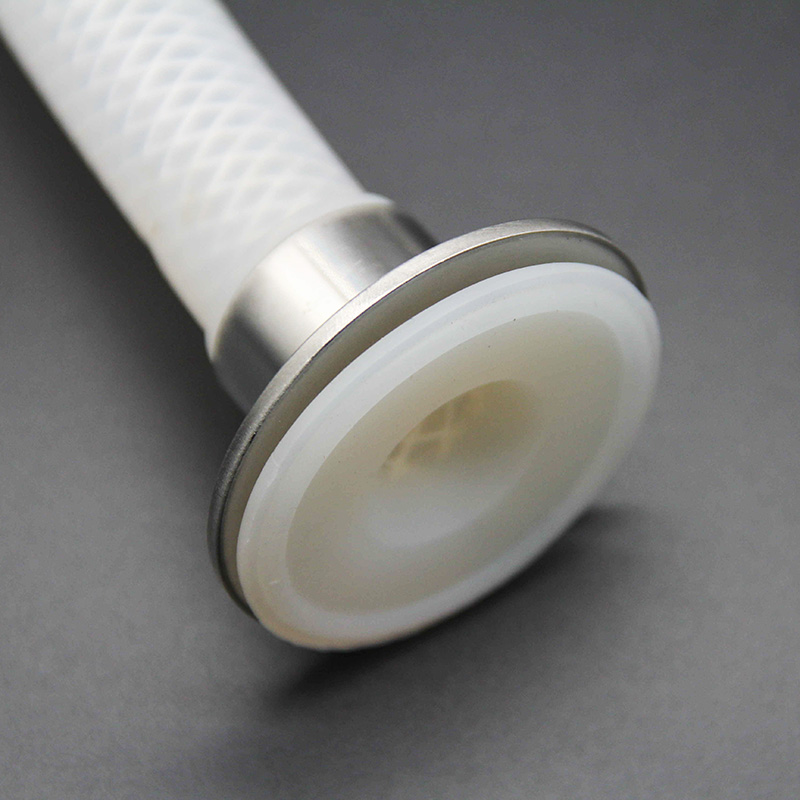 CJFLEX Tubo in silicone reticolato al platino con assemblaggio rivestito Tri-clamp