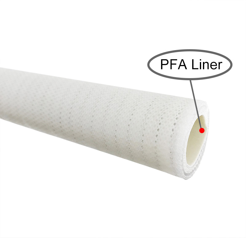 CJFLEX PSQ - PFA/FEP tubo in silicone foderato